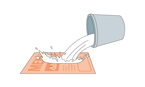 水や屋外に強い