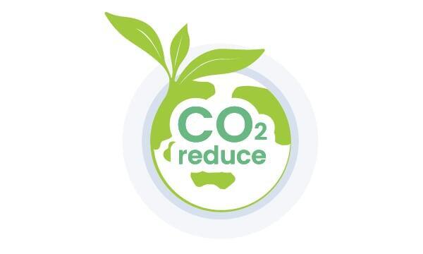 <p>プラスチック使用量とCO<sub>2</sub>排出量削減に貢献</p>